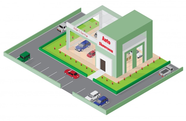 Isometric Car Store