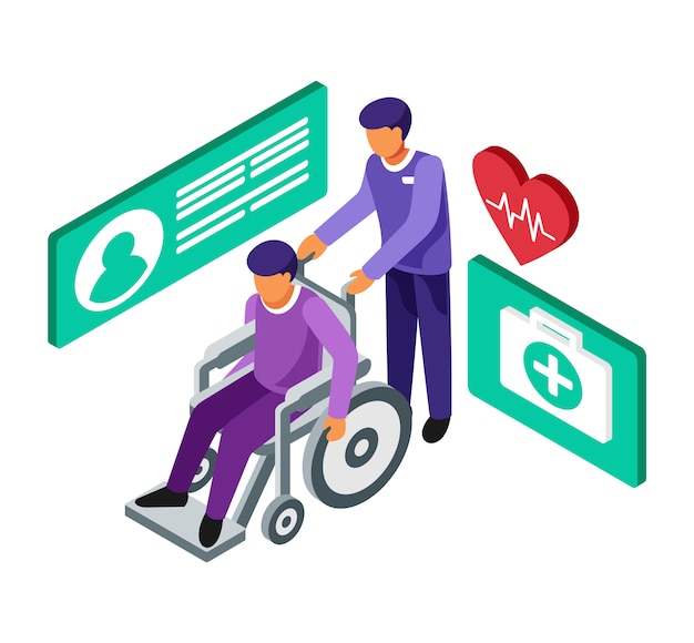 Isometric Carry a Patient in a Wheelchair 