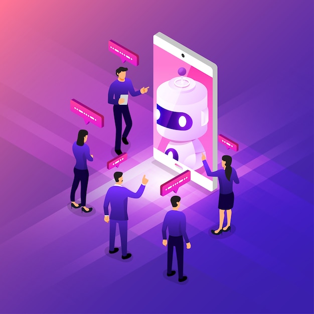 Isometric chatbot technology