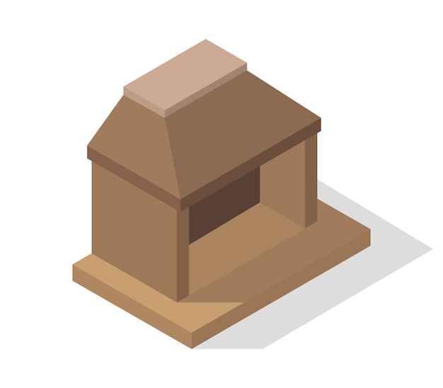 Isometric chimney