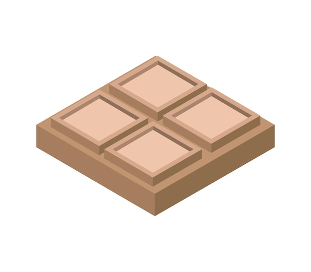 Isometric chocolate