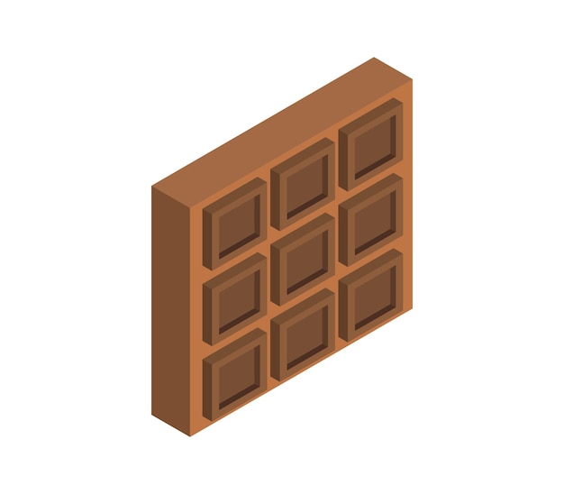 Isometric chocolate