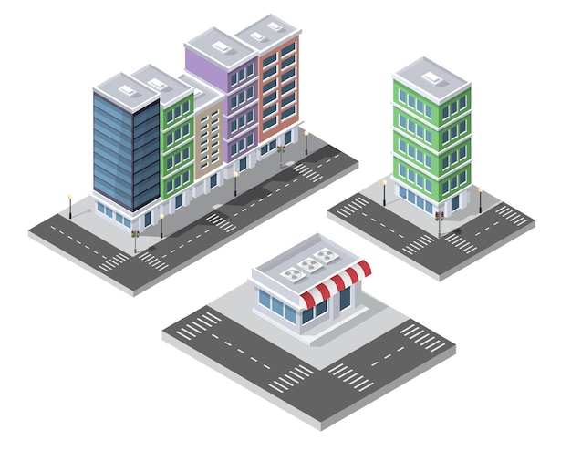 Isometric city map generator that provides cityscape