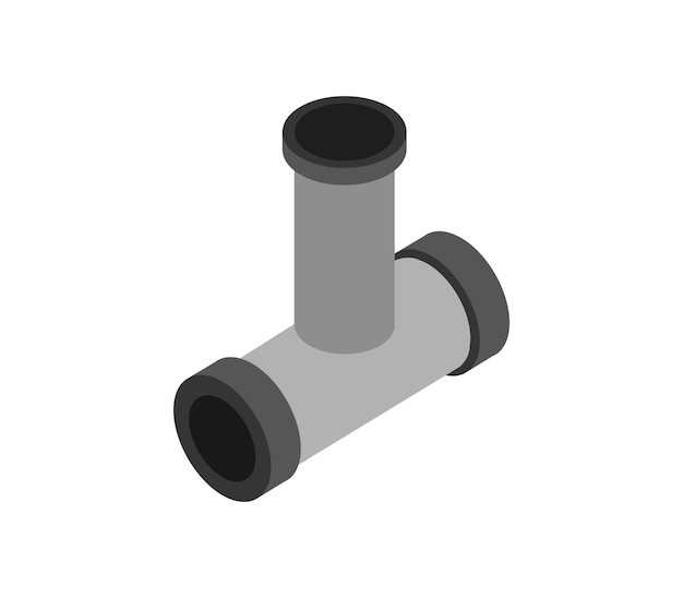 Isometric connector pipe