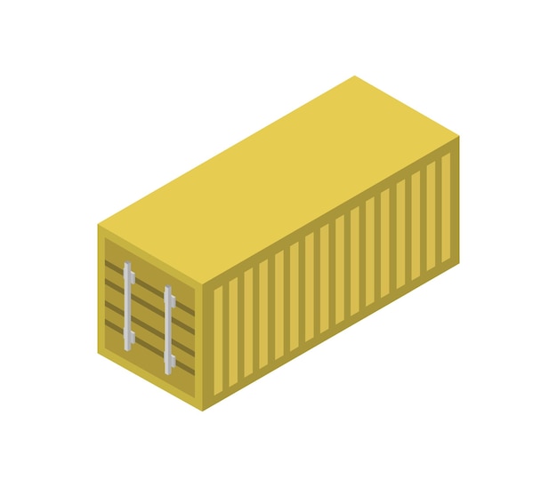 Isometric container