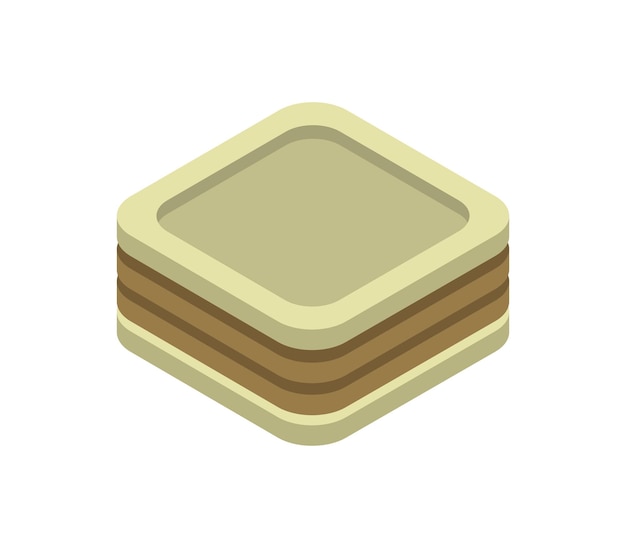 Isometric cookie