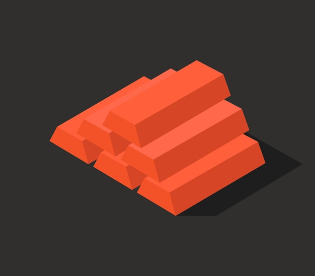 Isometric copper bars