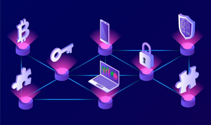 Vector isometric cryptocurrency composition