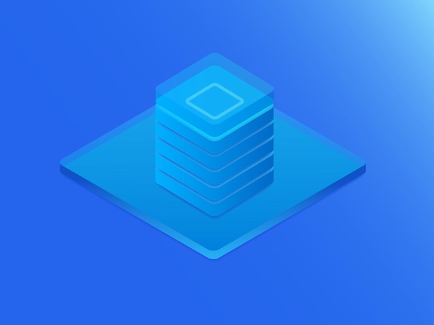 Isometric Cube Illustration