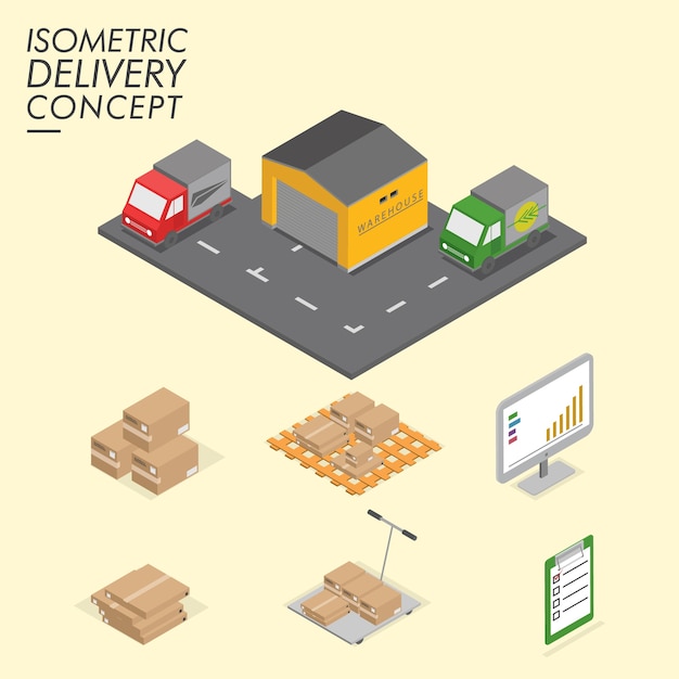 Isometric delivery concept