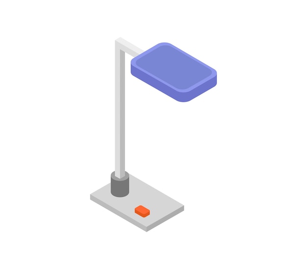 Isometric desk lamp