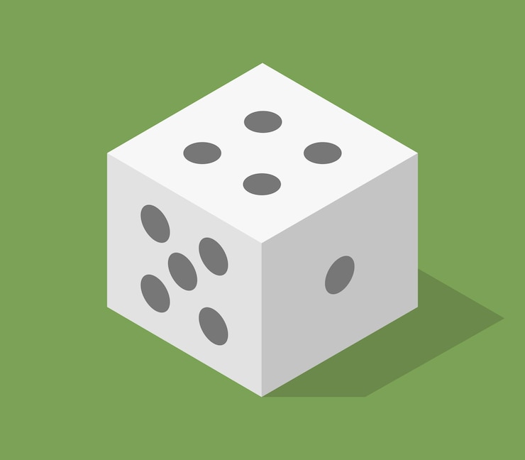 Vector isometric dice