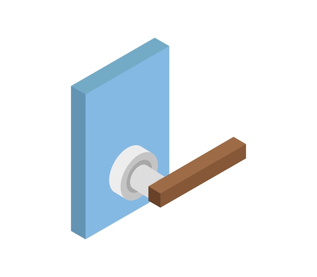 Isometric door handle