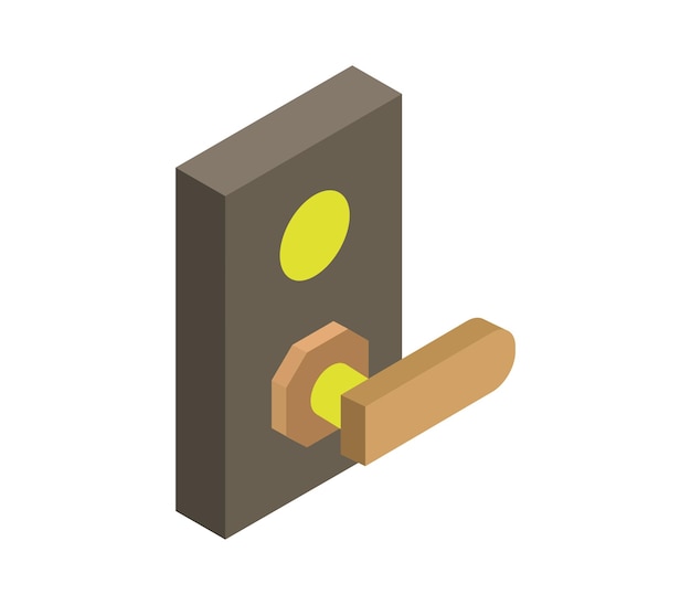 Isometric door handle