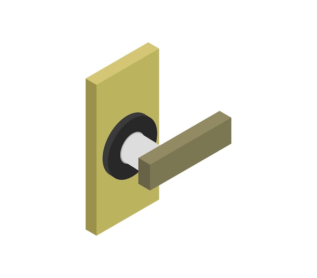 Isometric door handle