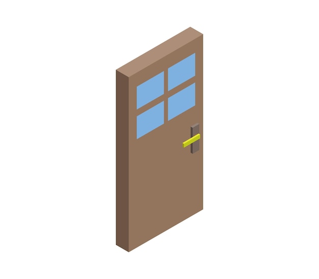 Изометрическая дверь
