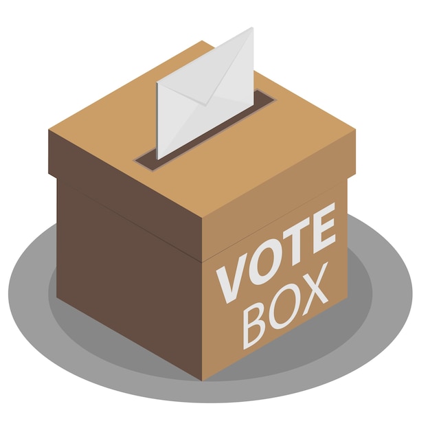 Isometric Election Box Design