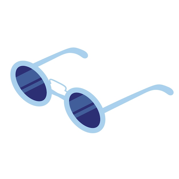 Isometric eyeglasses isolated on white background Vector illustration Icon for web Eyewear