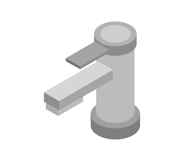 Isometric faucet