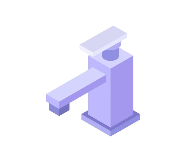 Isometric faucet