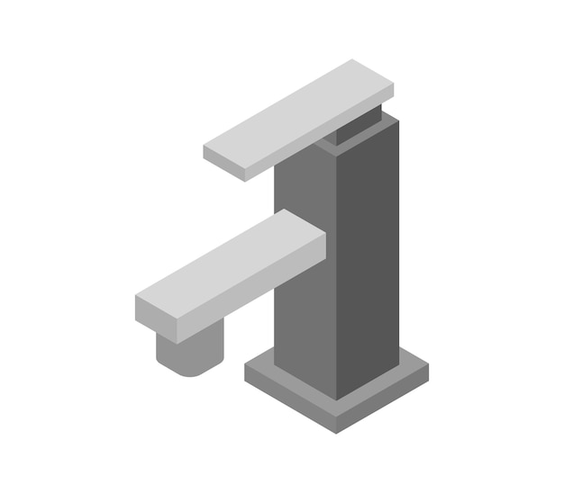 Isometric faucet