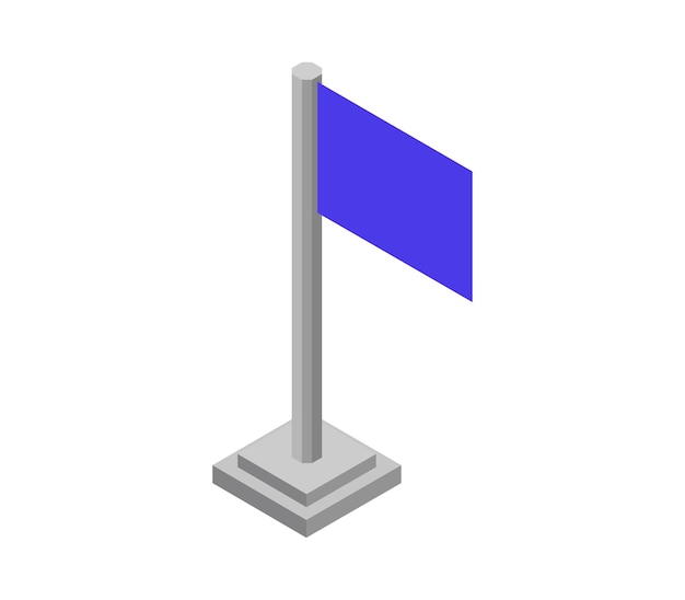 Isometric flag