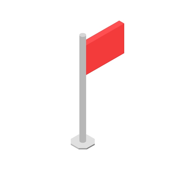 Isometric flag