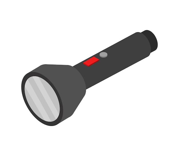 Vector isometric flashlight