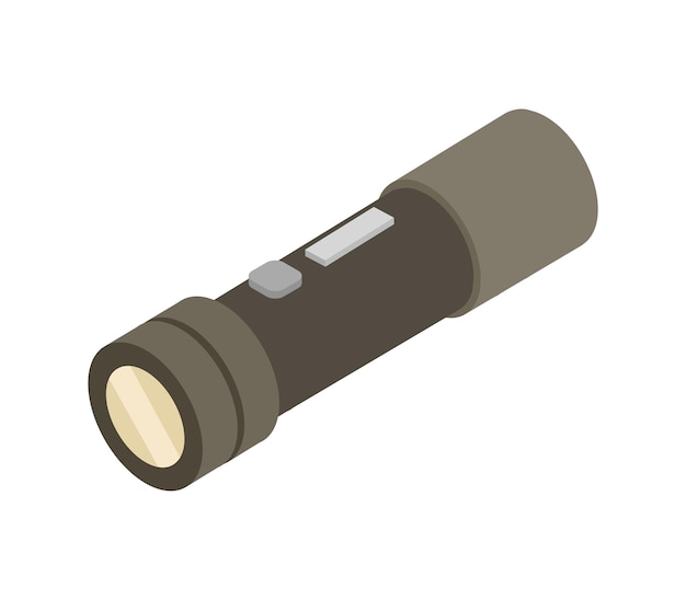 Vector isometric flashlight