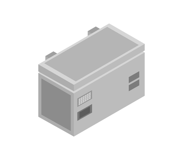 Isometric freezer