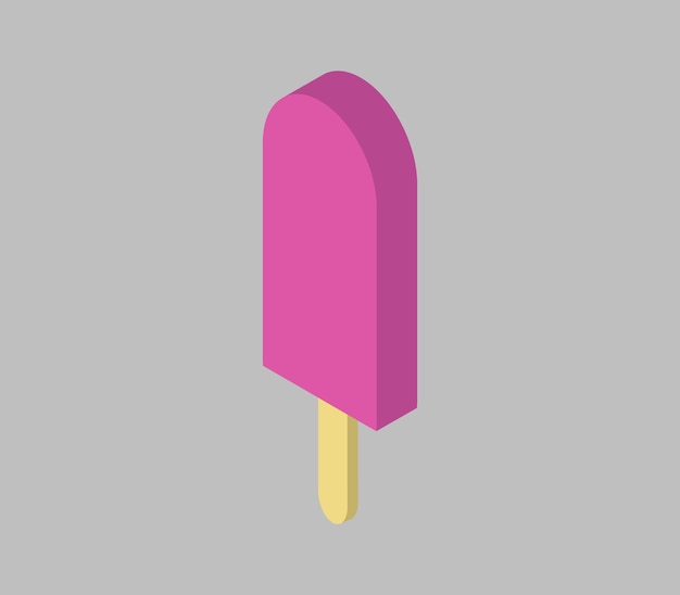 Isometric ice cream