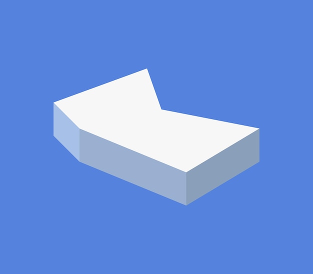 Isometric ice sheet