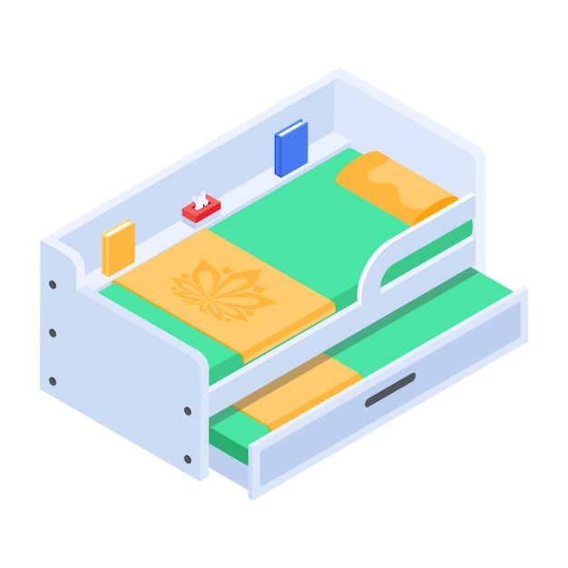 Isometric icon of electric transformer