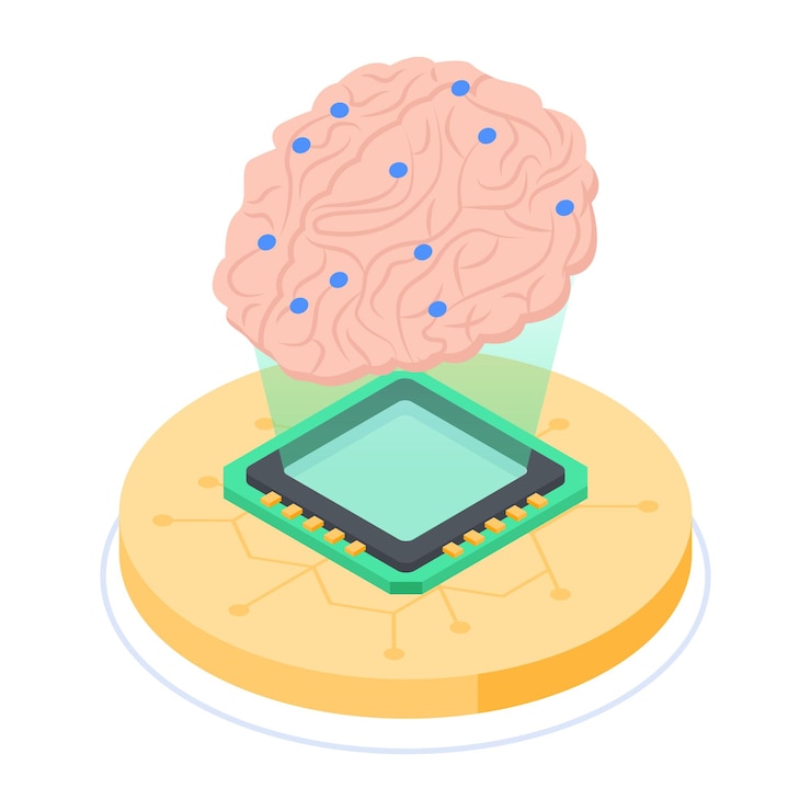 Vector an isometric icon of online education