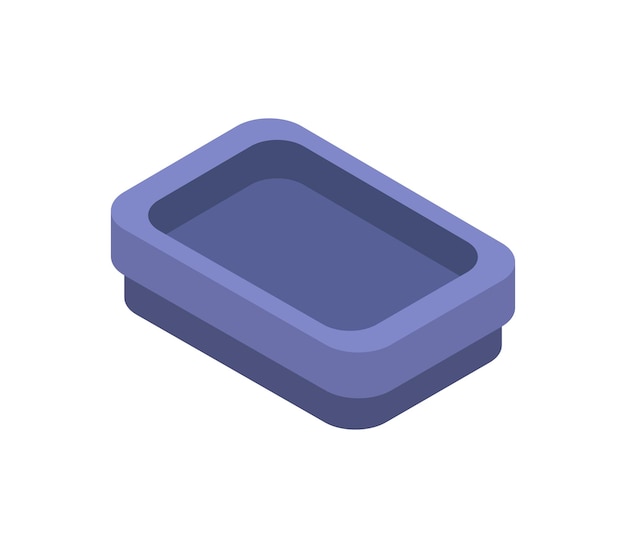 Isometric kitchen plate