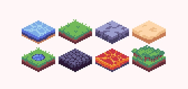 pixel art link grid