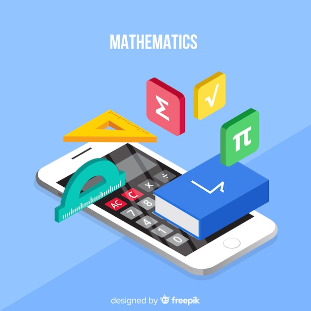 Isometric math concept