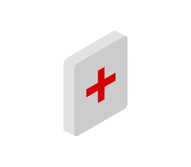 Isometric medical cross