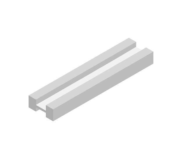 Isometric metal tube