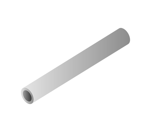 Isometric metal tube