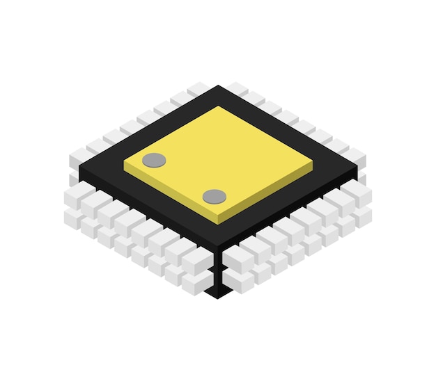 Isometric microchip