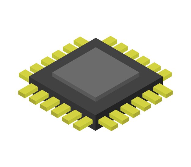 Isometric microchip