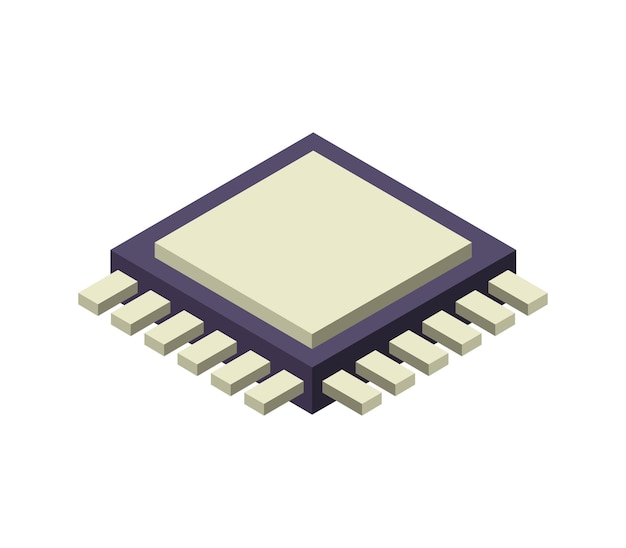 Isometric microchip