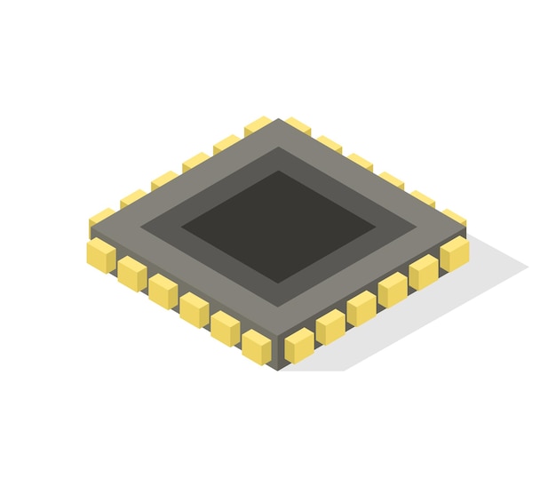 Isometric microchip