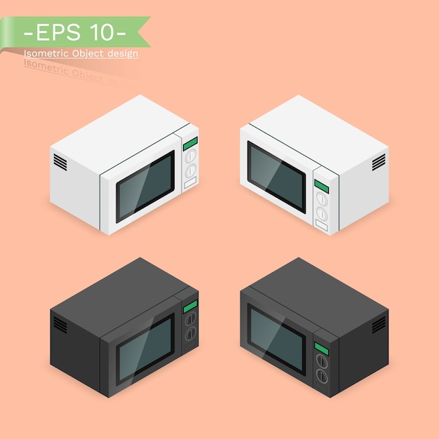 Isometric microwave.