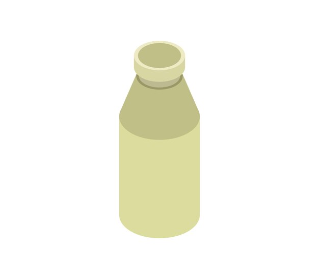 Isometric milk bottle