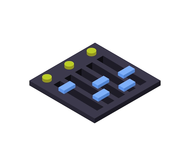 Isometric music mixer