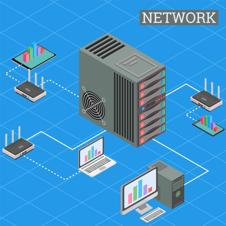 Vector isometric network internet and cloud computing