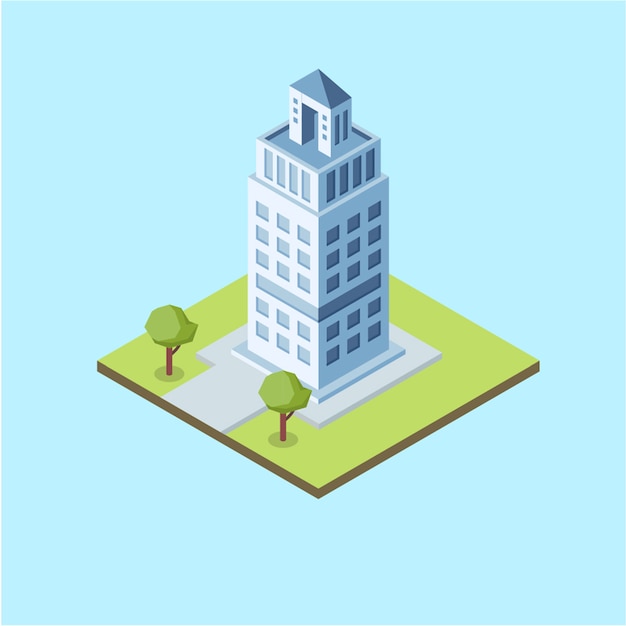 Isometric Office Building