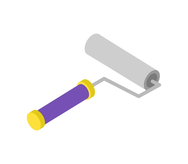 Isometric paint roller